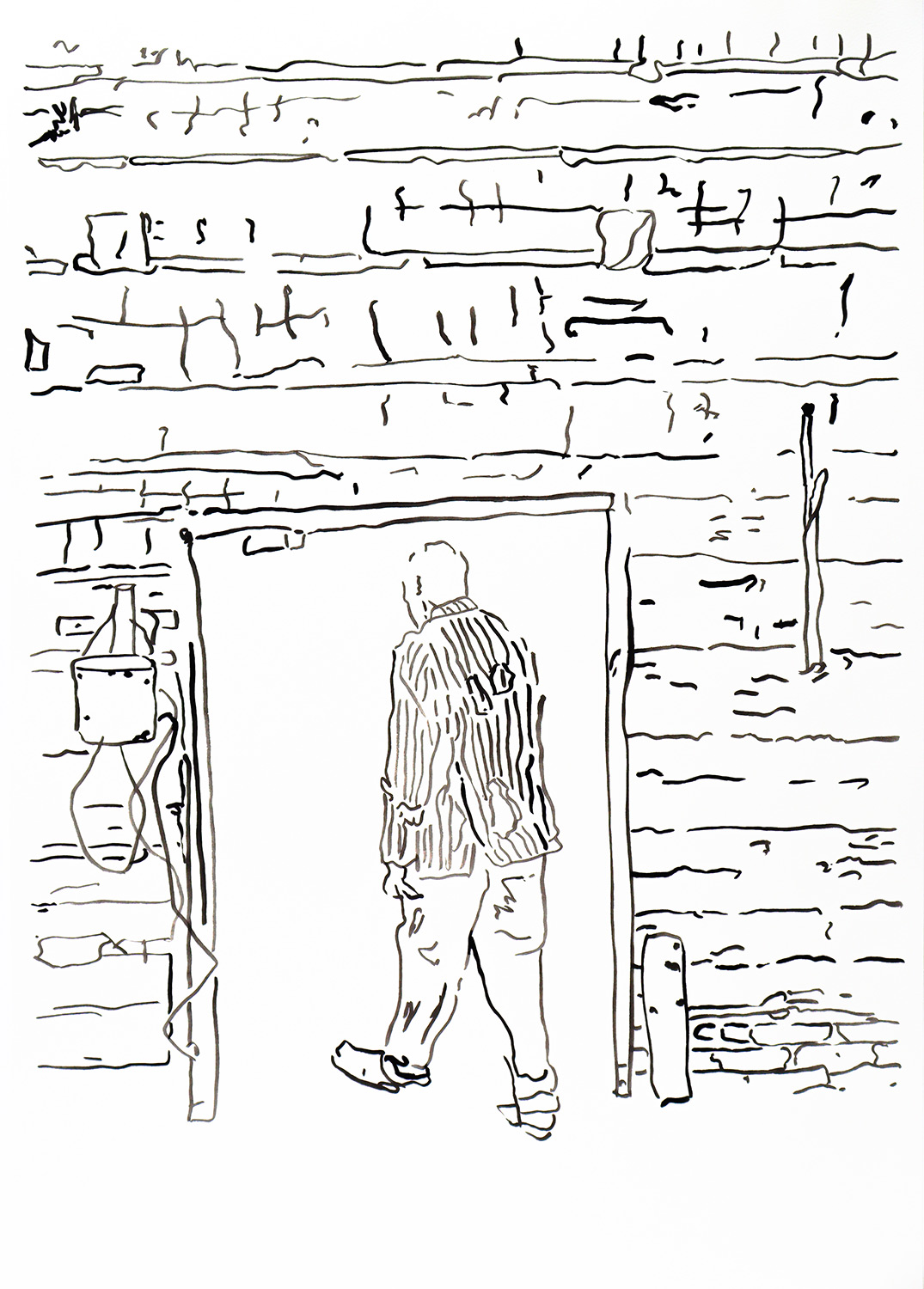 William Faulkner, Oxford, nach einem Foto von Martin J. Dain, in den 60er Jahren William Faulkner, Oxford, nach einem Foto von Martin J. Dain, in den 60er Jahren